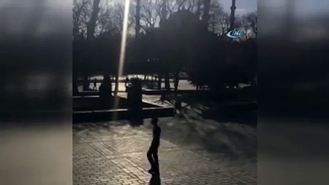 Sultanahmet Meydanı’nda patlama yerinden ilk görüntüler