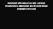 [PDF Download] Handbook of Research on the Learning Organization: Adaptation and Context (Elgar