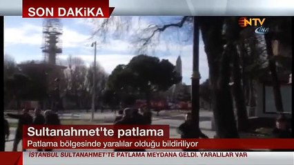 Sultanahmet'te patlama meydana geldi Hakimiyet.com