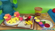 Pâte à modeler Moon Dough Hamburgers Frites Play Doh Cookie Monster Macaron le glouton