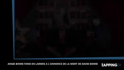 David Bowie décédé : Son ex-femme fond en larmes à la télévision à l'annonce de sa mort (Vidéo)