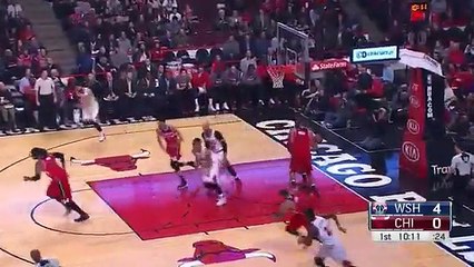 Derrick Rose & John Wall Duel - Wizards vs Bulls - January 11, 2016 - NBA 2015-16 Season