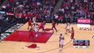 John Wall Blocks Joakim Noah's Dunk Attempt - Wizards vs Bulls - Jan 11, 2016 - NBA 2015-16 Season