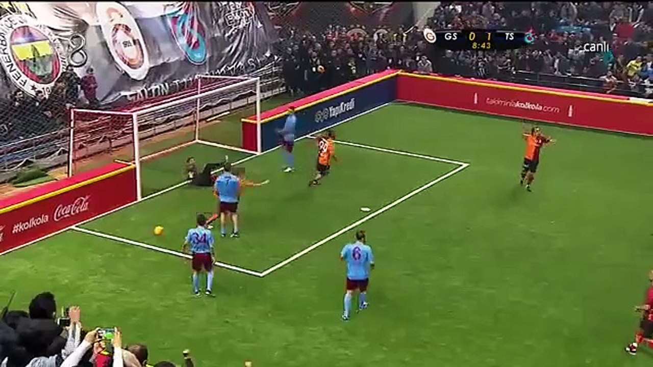 Evren Turhan'ın Golü   4 Büyükler Salon Turnuvası   Galatasaray Trabzonspor
