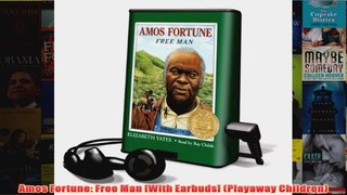 Amos Fortune Free Man With Earbuds Playaway Children
