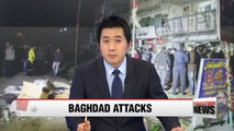 Around 50 people killed in ISIS-claimed attacks in Baghdad
