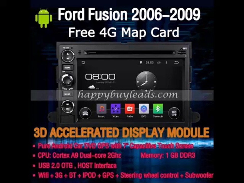 Ford Fusion Car Audio System Android DVD GPS Na...