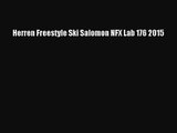 Herren Freestyle Ski Salomon NFX Lab 176 2015