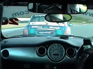 Scottish Mini Cooper Cup 2008 Knockhill Very Close Racing and Overtake