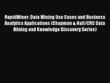 [PDF Download] RapidMiner: Data Mining Use Cases and Business Analytics Applications (Chapman