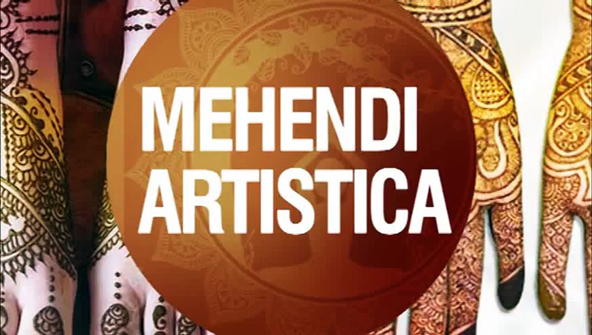 Modern Girlish Mehndi Pattern Design Application Tutorial_HD