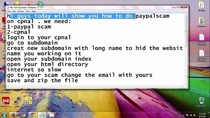 How to do spam paypal -1  -2015 سبام