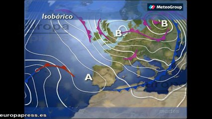 Previsión del tiempo para este martes 12 de enero