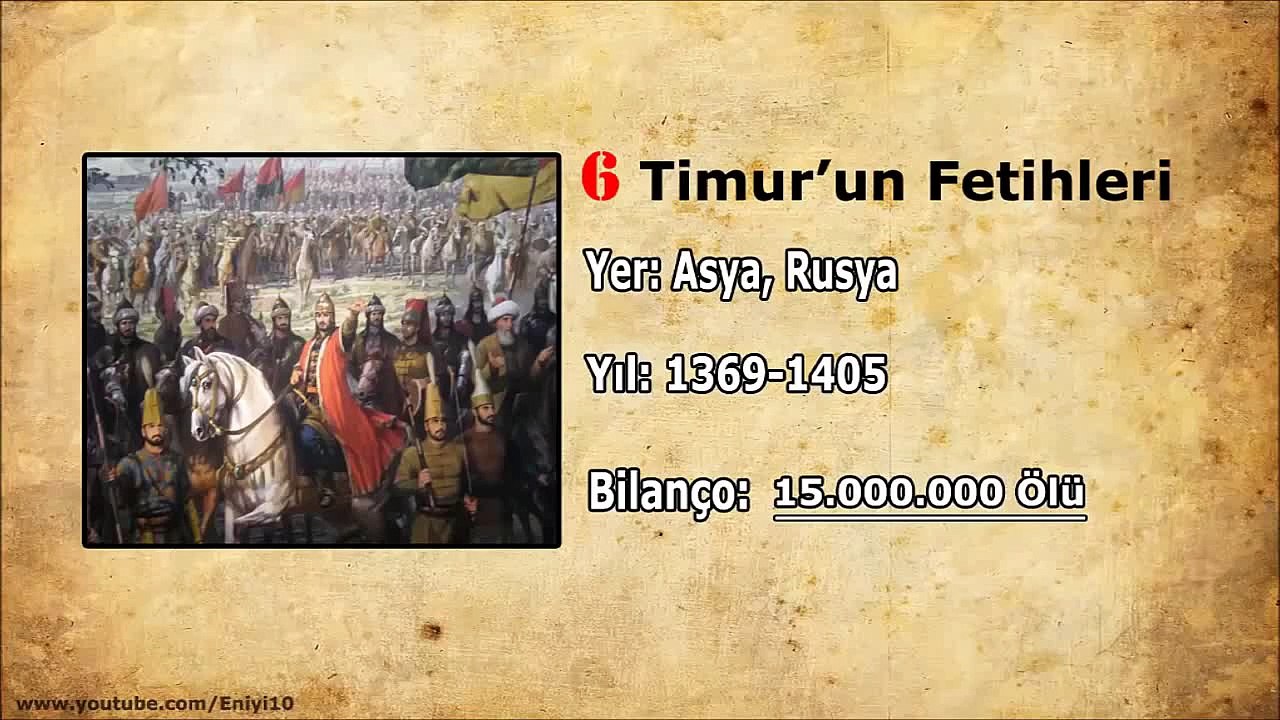 İnsanlık Tarihinin En Kanlı 10 Savaşı(1)