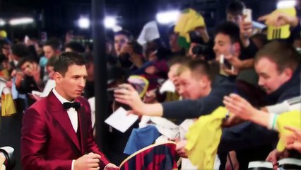 Hommage d'adidas au 5e Ballon d'Or de Messi