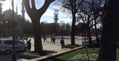 Sultanahmet Meydanı'ndaki Patlama Sonrası İlk Görüntüler