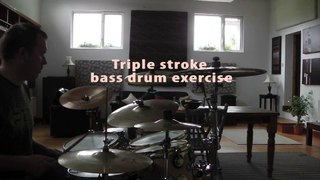 Triple Stroke Bass Drum Exercise