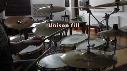 Unison Drum Fill | Drum Lesson & Transcription