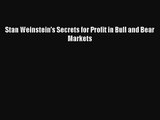 [PDF Download] Stan Weinstein's Secrets for Profit in Bull and Bear Markets [PDF] Online