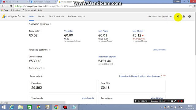 How to Check Your Youtube channel earning is enable or no on google adsense account in Hindi/Urdu