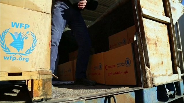 Aid reaches those starving in the Syrian town of Madaya