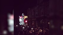 Social video shows singing crowds in David Bowie's home town