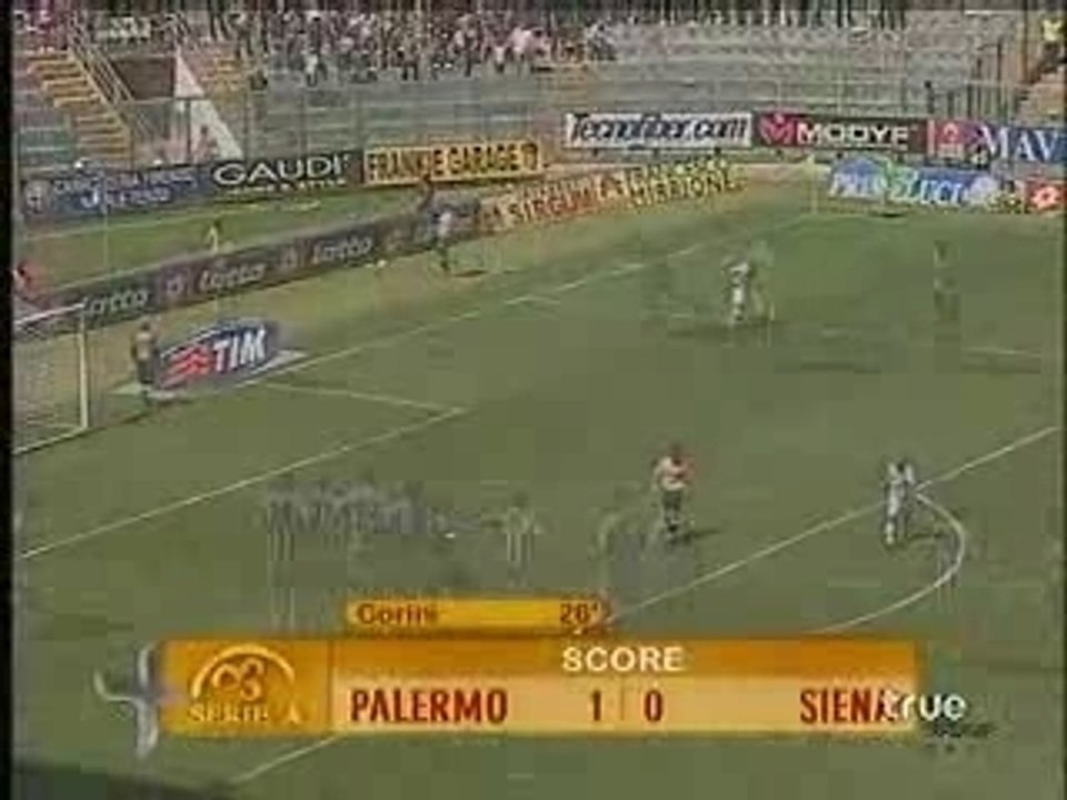 Palermo - Siena Gol Corini