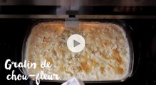 Recette de gratin de chou-fleur et parmesan - Gourmand