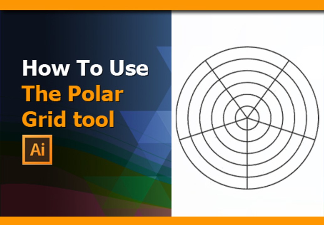 How To Use The Polar Grid Tool (Adobe Illustrator Tutorial)