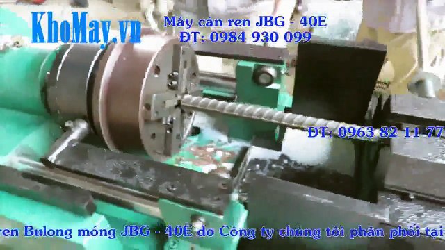 Máy cán thép (máy cán thép bulong móng), máy cán ren cốt thép