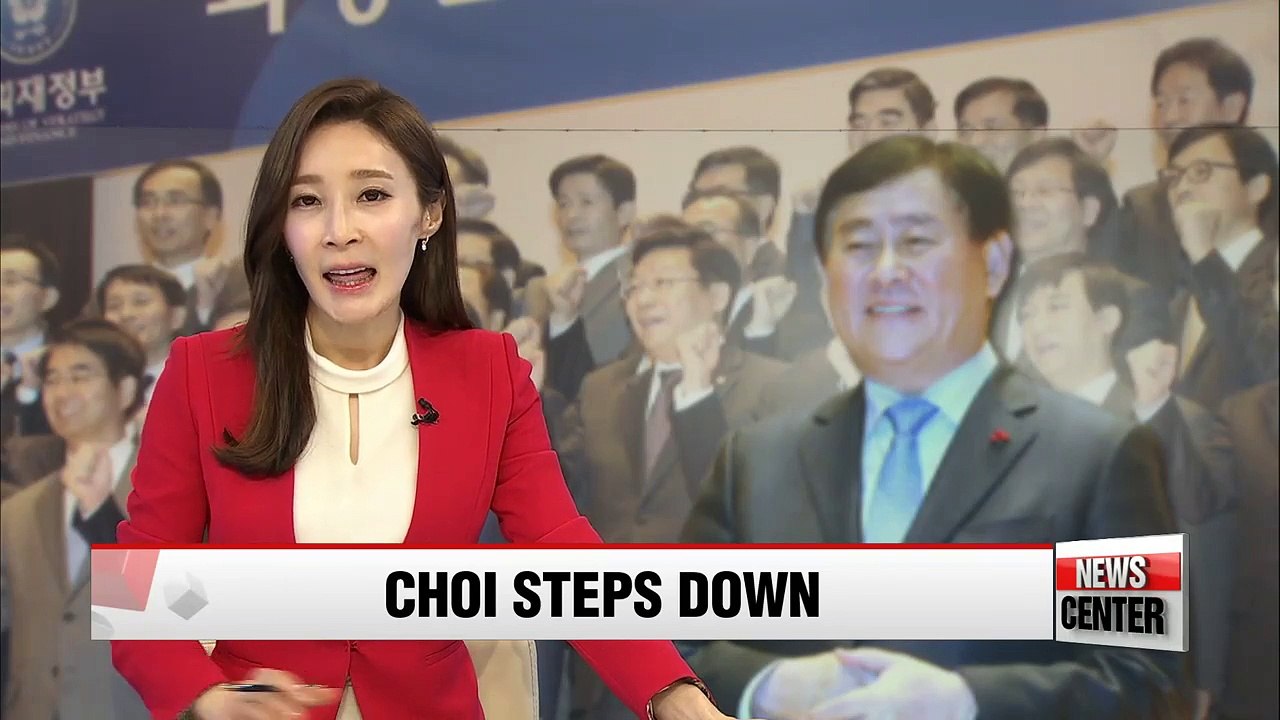 Finance Minister Choi leaves post to run in general elections