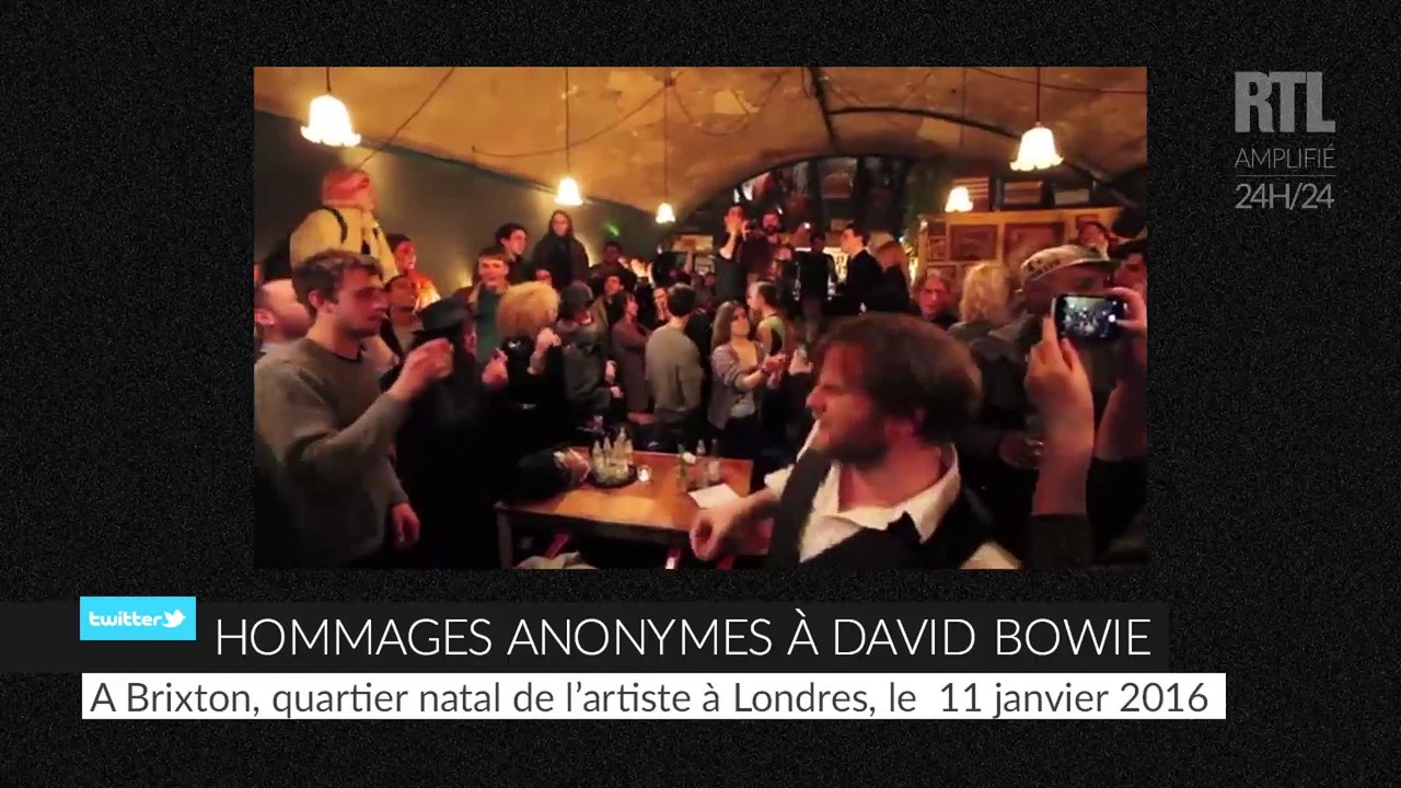 VIDÉO - Hommages anonymes à David Bowie