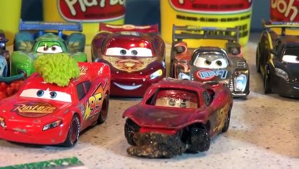 Disney Pixar Cars Unboxing New Silver Jeff Gorvette with Lightning McQueen Cars from Cars2