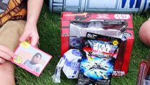 GIANT SURPRISE EGG Star Wars ADVENTURE Toy Hunt! Kylo Ren Battles Yoda HobbyKidsTV