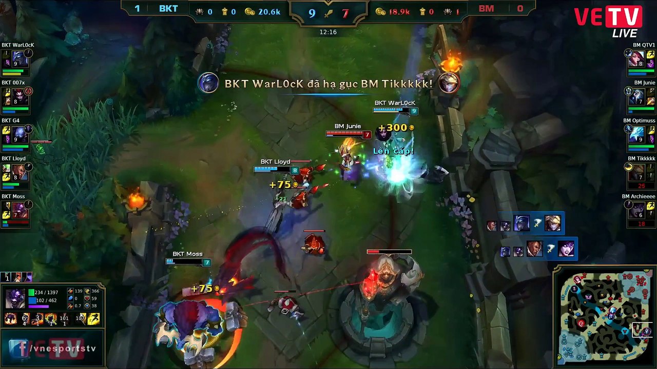 [12.01.2016] BM vs BKT [KingOfSea 2016][Trận 2]