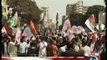 MQM protests outside ECP office against delay in mayor elections