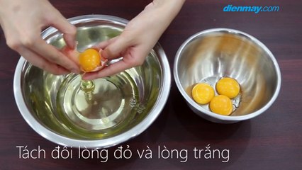 Cách làm bánh bông lan bằng nồi cơm điện