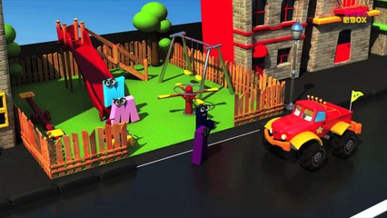 Monster Truck Dan | ABC SONG | Alphabet Song