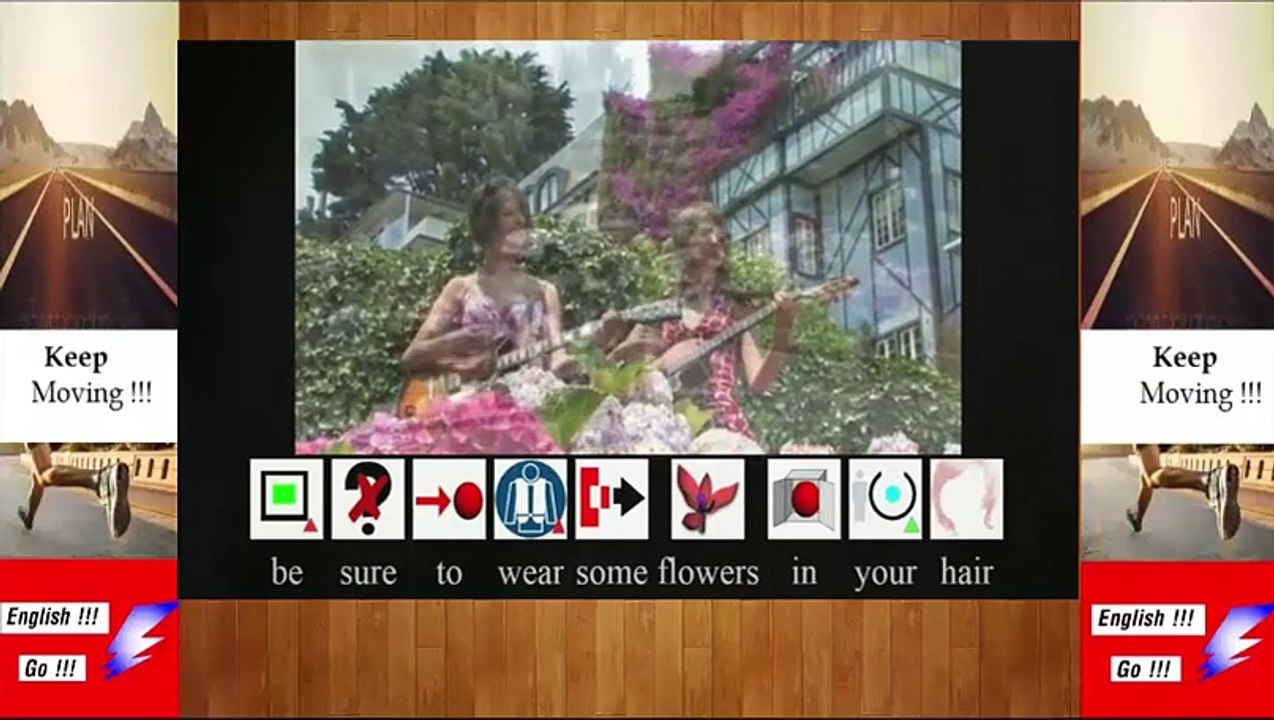 Relax and learning with Picture language song-san francisco