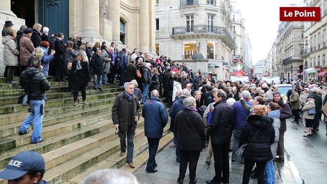 Aux obsèques de Michel Galabru