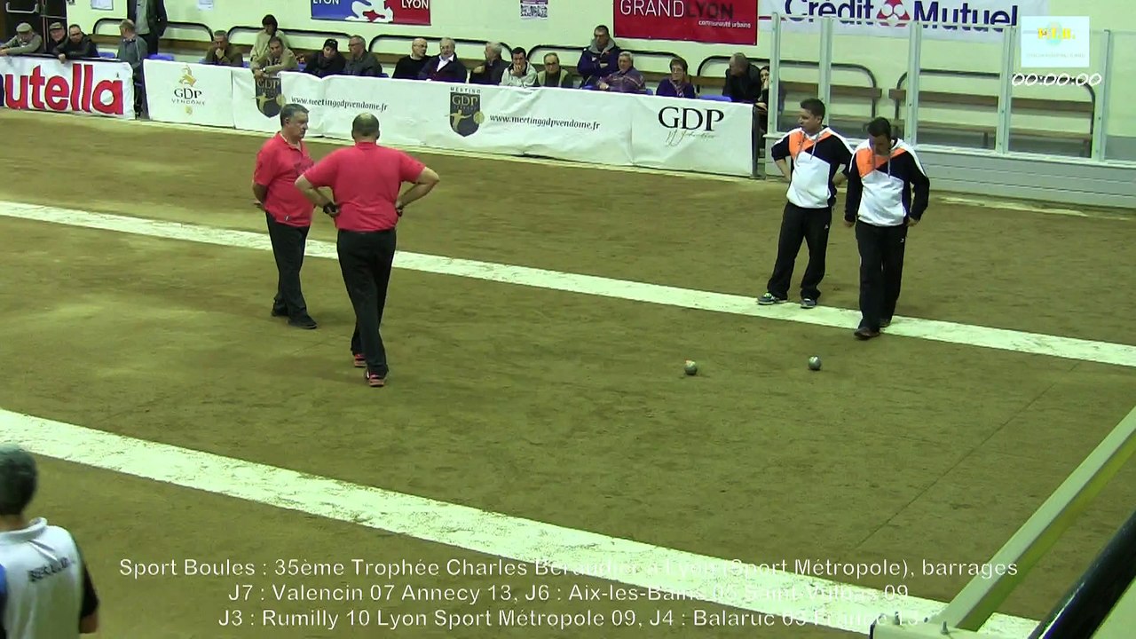 Quand les frères Reyne frôlent l'exploit, 35ème Trophée Charles Béraudier, Sport Boules, Lyon Sport Métropole 2016