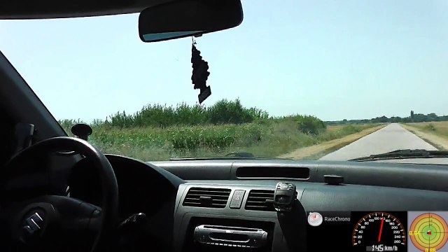 2005 Suzuki Swift 1.3 - 1000 m acceleration with RaceChrono-HD