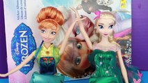 Queen Frozen Fever Elsa & Princess Anna Toy Dolls Disney Surprise stickers POSTER