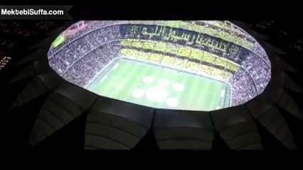 Binlerce taraftardan 'Taleal Bedru Aleyna' tezahüratı