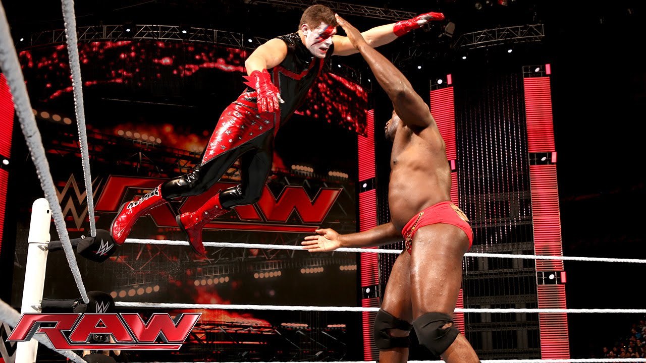 Titus O'Neil vs. Stardust- Raw, January 11, 2016