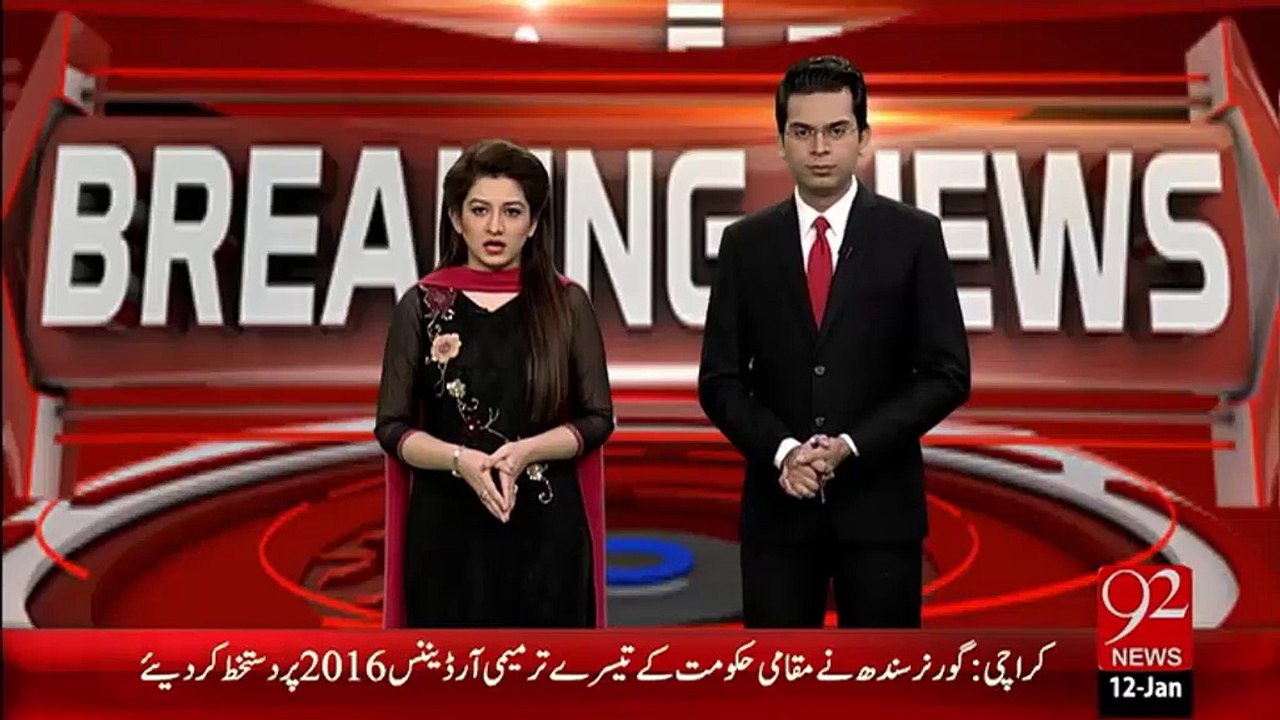 BreakingNews- Rangers Ki Korangi Main Karwaai 12-Jan-16  - 92NewsHD