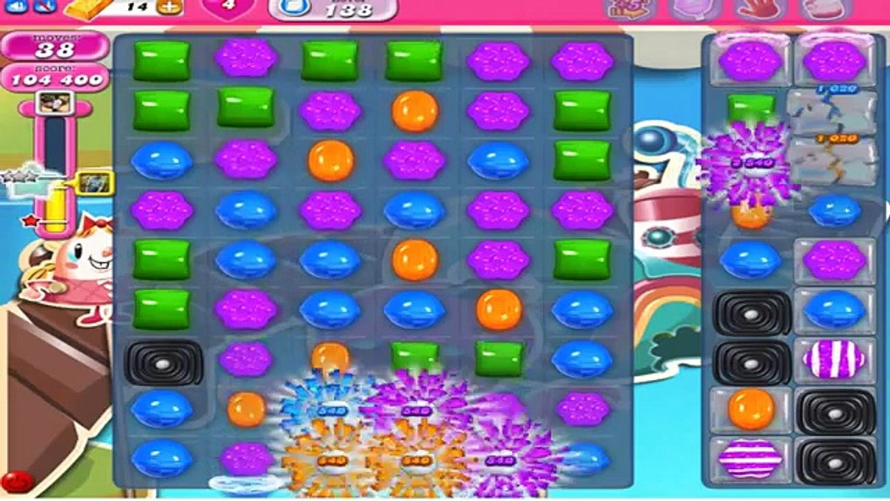 Candy Crush Saga Gameplay Level 138