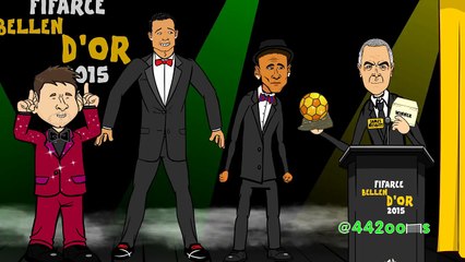 If CRISTIANO RONALDO had won The Ballon dOr 2015! (Awards Highlights Part 2)