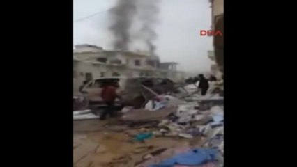 Hatay Rus Uçakları Suriye'de Yerleşim Yerlerini Bombaladı: 65 Ölü, 140 Yaralı