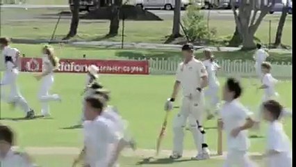 Australian team vs 200 children